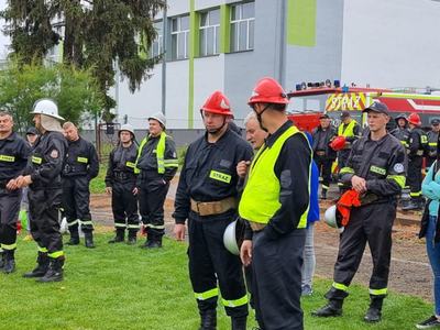 Zdjęcie z Międzygminnych Zawodów Sportowo - Pożarniczych