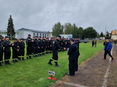 Zdjęcie z Międzygminnych Zawodów Sportowo - Pożarniczych