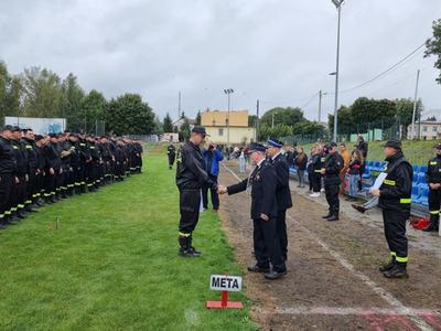 Zdjęcie z Międzygminnych Zawodów Sportowo - Pożarniczych