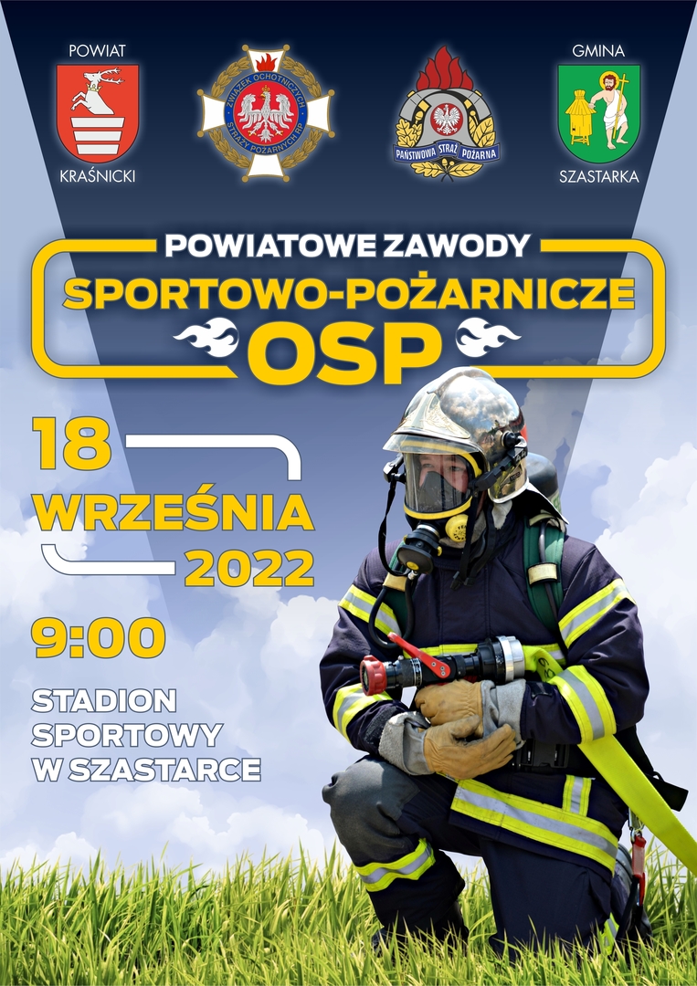 Zdjęcie plakatu ze strażakiem