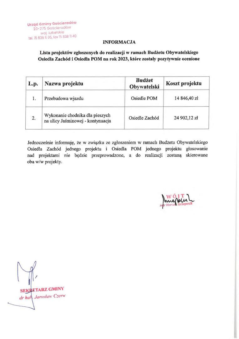 Obraz przedstawiający treść informacji