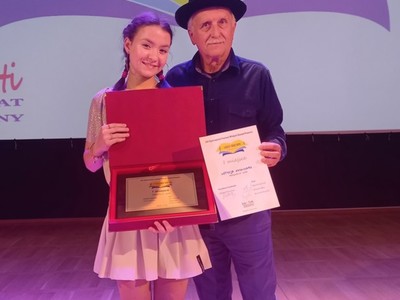 Zdjęcie Letycji Łyszczarz podczas koncertu