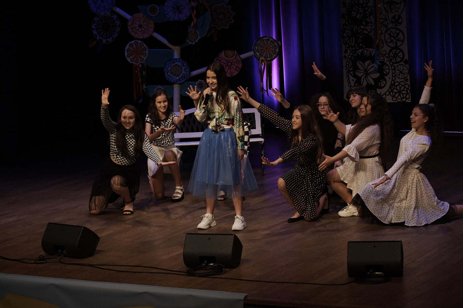 Zdjęcie Letycji Łyszczarz podczas koncertu