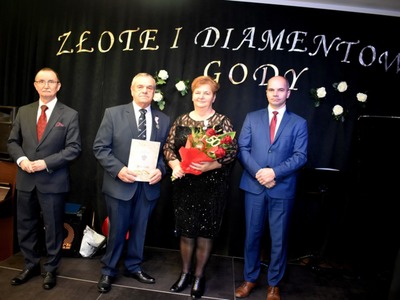 Zdjęcie z jubileuszów ślubnych w gminie Gościeradów
