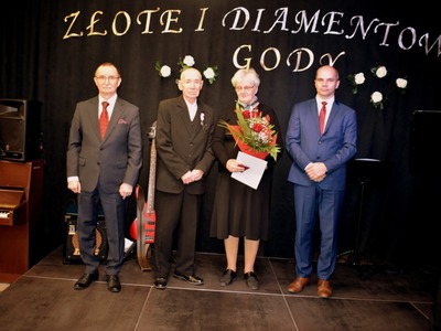 Zdjęcie z jubileuszów ślubnych w gminie Gościeradów