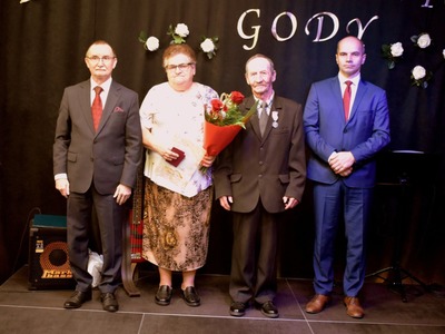Zdjęcie z jubileuszów ślubnych w gminie Gościeradów