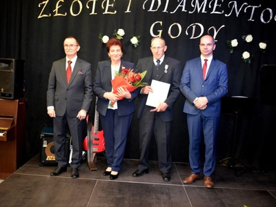 Zdjęcie z jubileuszów ślubnych w gminie Gościeradów