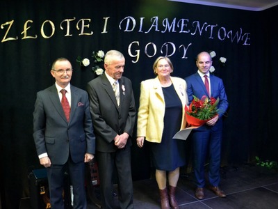 Zdjęcie z jubileuszów ślubnych w gminie Gościeradów