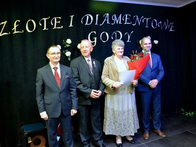 Zdjęcie z jubileuszów ślubnych w gminie Gościeradów