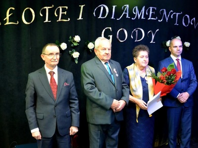 Zdjęcie z jubileuszów ślubnych w gminie Gościeradów