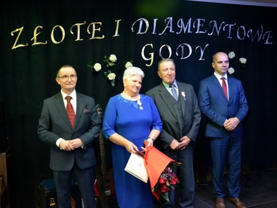 Zdjęcie z jubileuszów ślubnych w gminie Gościeradów