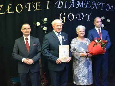 Zdjęcie z jubileuszów ślubnych w gminie Gościeradów