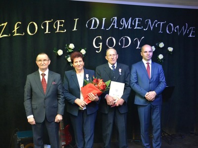 Zdjęcie z jubileuszów ślubnych w gminie Gościeradów
