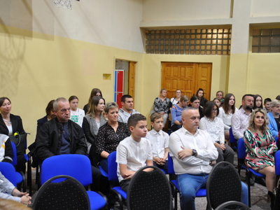 Zdjęcie z rozdania Stypendiów Wójta Gminy Gościeradów