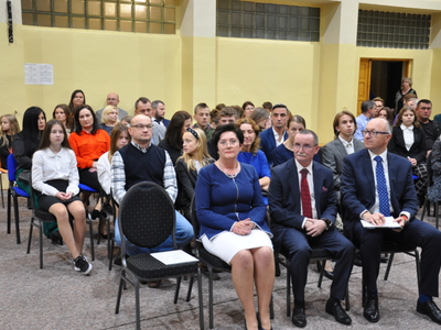 Zdjęcie z rozdania Stypendiów Wójta Gminy Gościeradów