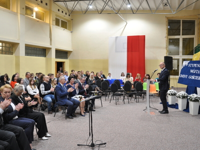 Zdjęcie z rozdania Stypendiów Wójta Gminy Gościeradów