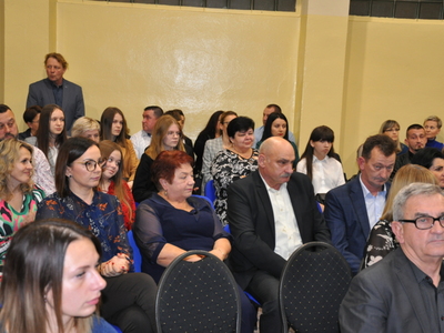 Zdjęcie z rozdania Stypendiów Wójta Gminy Gościeradów