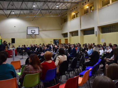 Zdjęcie z rozdania Stypendiów Wójta Gminy Gościeradów