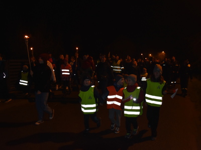 Zdjęcie z Marszu dla Niepodległej w gminie Gościeradów