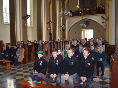 Zdjęcie ze 104 rocznicy odzyskania niepodległości w gminie Gościeradów