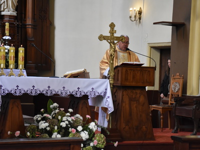 Zdjęcie ze 104 rocznicy odzyskania niepodległości w gminie Gościeradów