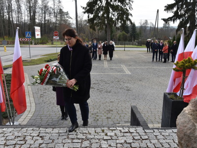 Zdjęcie ze 104 rocznicy odzyskania niepodległości w gminie Gościeradów