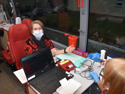 Zdjęcie z akcji krwiodawstwa