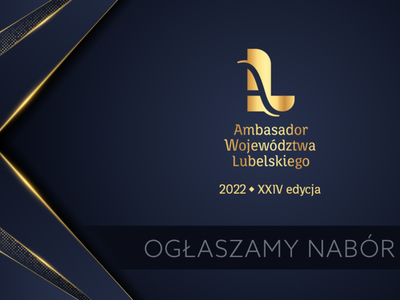 Zdjęcie z logo dot. konkursu Ambasador Województwa Lubelskiego