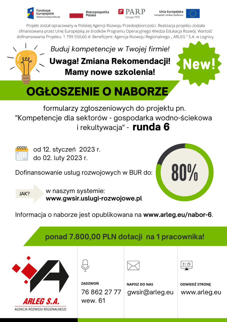 Zdjęcie ogłoszenia o naborze do projektu