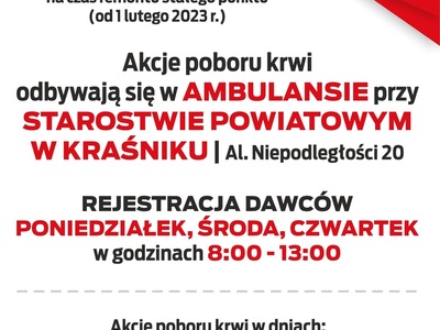 Zdjęcie plakatu z logo rckik Lublin