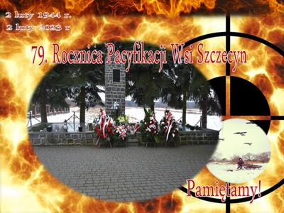 Zdjęcie Pomnika Ofiar Pacyfikacji wsi Szczecyn