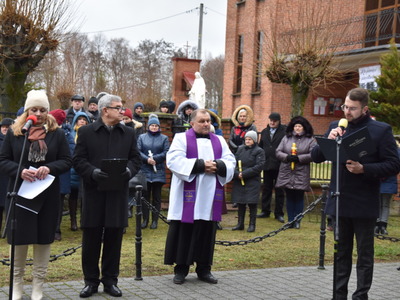 Zdjęcie z 79 Rocznicy Pacyfikacji Wsi Szczecyn