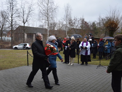 Zdjęcie z 79 Rocznicy Pacyfikacji Wsi Szczecyn
