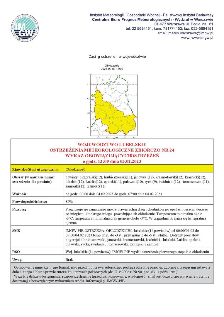 Grafika przedstawiająca treść ogłoszenia