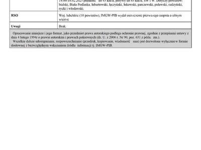 Zdjęcie OSTRZEŻENIA METEOROLOGICZNEGO ZBIORCZO NR 30 - silny wiatr