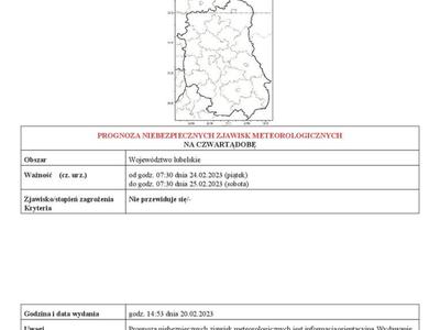 Grafika przedstawiająca 4 stronę ostrzeżenia