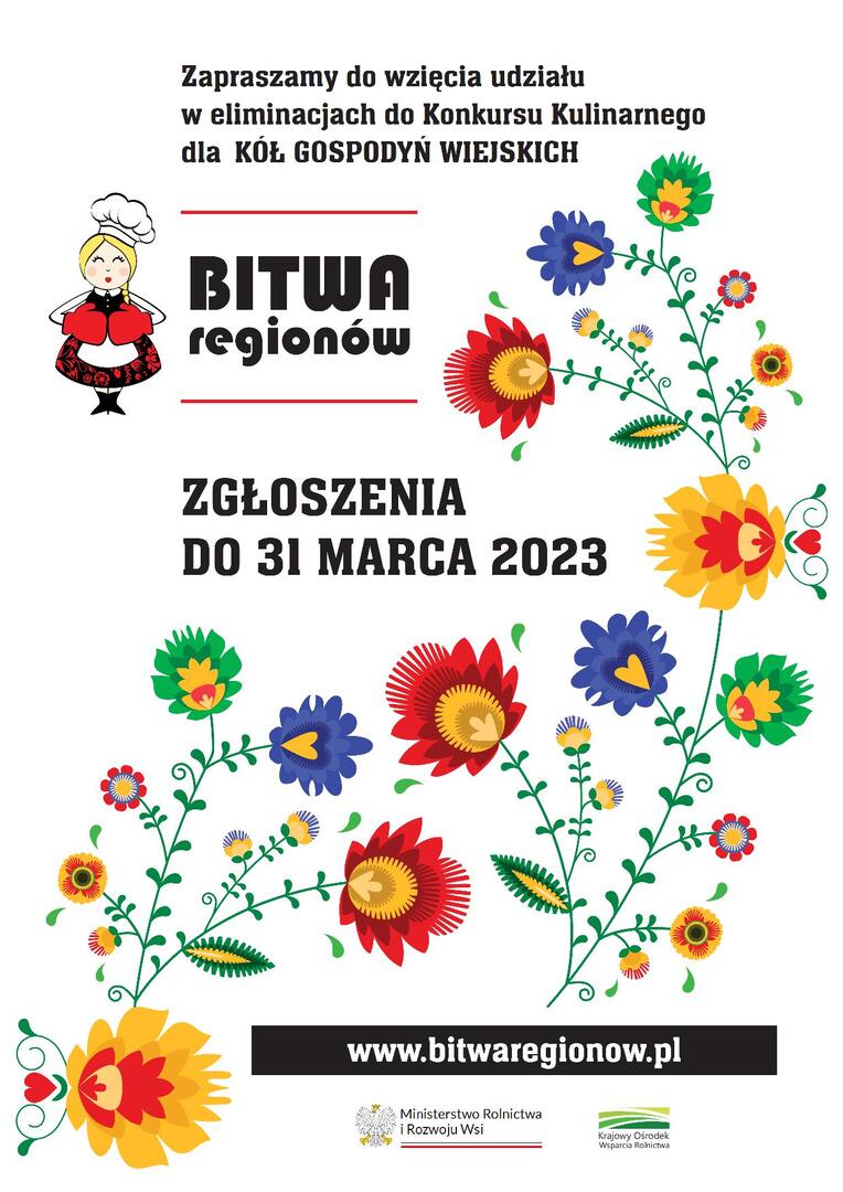 Zdjęcie plakatu z symbolami ludowymi