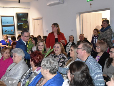 Zdjęcie z koncertu z okazji Dnia Kobiet w Gościeradowie