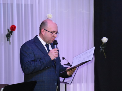 Zdjęcie z koncertu z okazji Dnia Kobiet w Gościeradowie