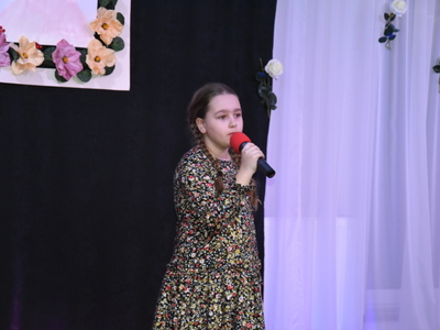 Zdjęcie z koncertu z okazji Dnia Kobiet w Gościeradowie