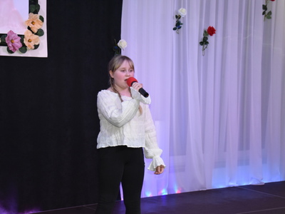 Zdjęcie z koncertu z okazji Dnia Kobiet w Gościeradowie