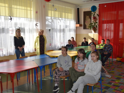 Spotkanie w ZPO w Gościeradowie dot. ,,Razem bezpieczniej"