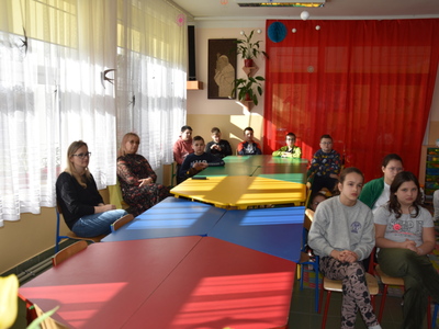 Spotkanie w ZPO w Gościeradowie dot. ,,Razem bezpieczniej"