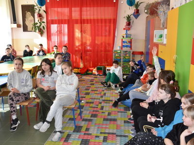 Spotkanie w ZPO w Gościeradowie dot. ,,Razem bezpieczniej"