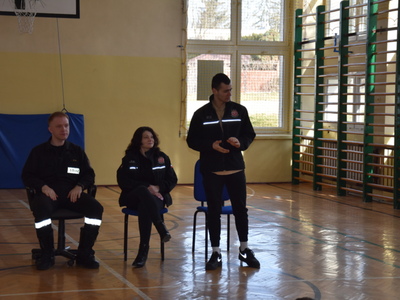 Spotkanie w ZPO w Gościeradowie dot. ,,Razem bezpieczniej"