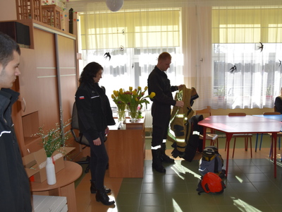 Spotkanie w ZPO w Gościeradowie dot. ,,Razem bezpieczniej"