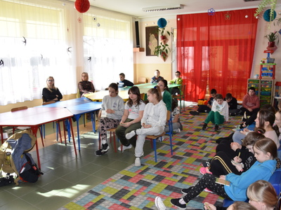 Spotkanie w ZPO w Gościeradowie dot. ,,Razem bezpieczniej"