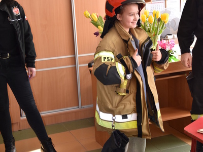 Spotkanie w ZPO w Gościeradowie dot. ,,Razem bezpieczniej"