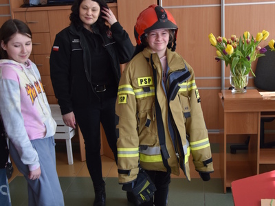 Spotkanie w ZPO w Gościeradowie dot. ,,Razem bezpieczniej"