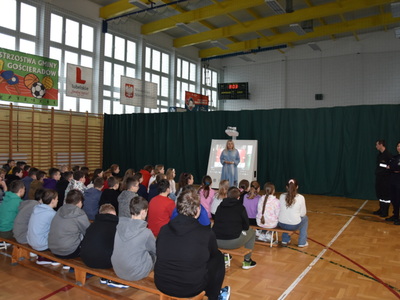 Spotkanie ,,Razem bezpieczniej" w PSP w Liśniku Dużym